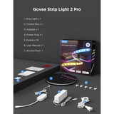 Govee Strip Light 2 Pro 5 Meter, LED-Streifen weiß