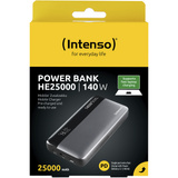 Intenso Powerbank HE25000 grau/schwarz, 25.000 mAh, PD 3.1, Quick Charge 3.0