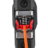 KNIPEX Automatische Abisolierzange PreciStrip16, Abisolier-Zange schwarz/rot, integrierter Drahtschneider