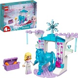 LEGO 43209 Disney Princess Elsa und Nokks Eisstall, Konstruktionsspielzeug