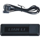 Lian Li UNI FAN SL120 LCD Wireless 3er-Pack inkl. Controller, Gehäuselüfter schwarz, 124.5 mm