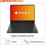 OMEN 16-am0178ng, Gaming-Notebook schwarz, Intel® Core™ i7-14650HX, NVIDIA GeForce RTX 5060, 32 GB DDR5, 1 TB (1 TB SSD), ohne Betriebssystem