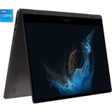 SAMSUNG Galaxy Book2 360 (NP730QED-KA1DE), Notebook grau, Windows 11 Home 64-Bit, 256 GB SSD