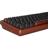 Sharkoon SKILLER SGK50 S2 Wood PBT, Gaming-Tastatur holz/schwarz, DE-Layout, Gateron G Pro 3.0 Yellow