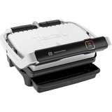 Tefal Optigrill Elite GC750D, Kontaktgrill silber/schwarz, 2.000 Watt