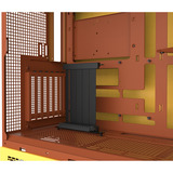 Thermaltake View 600 TG BuThermaltakeer Caramel, Big-Tower-Gehäuse gelb, Tempered Glass