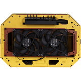 Thermaltake View 600 TG Butter Caramel, Big-Tower-Gehäuse gelb, Tempered Glass