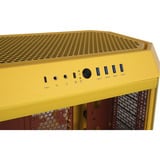 Thermaltake View 600 TG Butter Caramel, Big-Tower-Gehäuse gelb, Tempered Glass