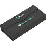 Wera Drehmomentschlüssel Safe-Torque A 1 Imperial Set 1, 10‑teilig schwarz/grün, 1/4" Vierkant, 2-12 Nm, zöllig