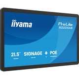 iiyama ProLite S2225AS-B1P, Public Display schwarz (matt), FullHD, IPS, POE, HDMI, USB