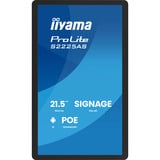 iiyama ProLite S2225AS-B1P, Public Display schwarz (matt), FullHD, IPS, POE, HDMI, USB