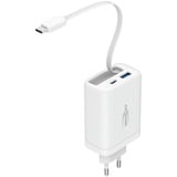 Ansmann Home Charger 230PD mit Kabel / 3 A / 30 W / 2 Port, Ladegerät weiß