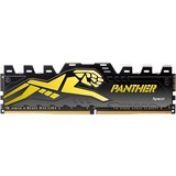 Apacer DIMM 8 GB DDR4-2666, Arbeitsspeicher schwarz/gold, AH4U08G26C08Y7GAA-1, Panther Golden, XMP
