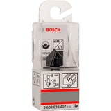 Bosch V-Nutfräser Standard for Wood, Ø 16mm, 90° Schaft Ø 8mm, zweischneidig
