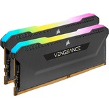 Corsair DIMM 64 GB DDR4-3200 (2x 32 GB) Dual-Kit, Arbeitsspeicher CMH64GX4M2E3200C16, Vengeance RGB PRO SL, INTEL XMP