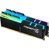 G.Skill DIMM 64 GB DDR4-4400 (2x 32 GB) Dual-Kit, Arbeitsspeicher schwarz, F4-4400C19D-64GTZR, Trident Z RGB, INTEL XMP