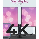 ICY BOX IB-DK2252AC, Dockingstation schwarz, USB-A, HDMI, DP