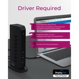 ICY BOX IB-DK2252AC, Dockingstation schwarz, USB-A, HDMI, DP