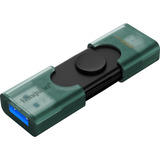 Kingston DataTraveler Duo 256 GB, USB-Stick grün/schwarz, USB-A, USB-C
