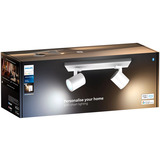 Philips Hue White Ambiance Runner Doppelspot, LED-Leuchte weiß, inkl. Dimmschalter