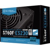 SilverStone SST-ST60F-ES230, PC-Netzteil schwarz, 2x PCIe, 600 Watt