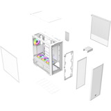 Thermaltake S380 TG ARGB , Tower-Gehäuse weiß, Tempered Glass