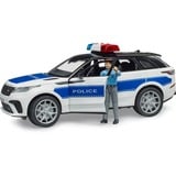 bruder 02890 Range Rover Velar Polizeifahrzeug mit Polizist, Modellfahrzeug inkl. Light + Sound Modul