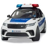 bruder 02890 Range Rover Velar Polizeifahrzeug mit Polizist, Modellfahrzeug inkl. Light + Sound Modul