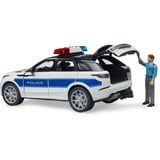 bruder 02890 Range Rover Velar Polizeifahrzeug mit Polizist, Modellfahrzeug inkl. Light + Sound Modul