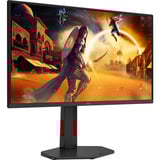 AOC Q25G4SR, Gaming-Monitor 62.2 cm (24.5 Zoll), schwarz/rot, QHD, Fast-IPS, HDR, HDMI, DP, 300Hz Panel