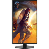 AOC Q25G4SR, Gaming-Monitor 62.2 cm (24.5 Zoll), schwarz/rot, QHD, Fast-IPS, HDR, HDMI, DP, 300Hz Panel