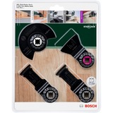 Bosch Heimwerken & Garten Boden-Einbau-Set 4-teilig 2609256979, Sägeblatt-Satz silber