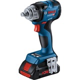 Bosch Professional Akku-Schlagschrauber GDS 18V-330 HC Professional, 18Volt blau/schwarz, 2x Li-Ion Akku ProCORE18V 4,0Ah, Bluetooth Modul, in L-BOXX