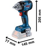 Bosch Professional Akku-Schlagschrauber GDS 18V-330 HC Professional, 18Volt blau/schwarz, 2x Li-Ion Akku ProCORE18V 4,0Ah, Bluetooth Modul, in L-BOXX