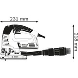 Bosch Professional Stichsäge GST 160 BCE blau, L-BOXX, 800 Watt
