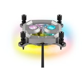 Corsair XC9 RGB CPU-Wasserkühler, CPU-Kühler silber