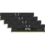 Kingston FURY DIMM 64 GB DDR5-5600 (4x 16 GB) Quad-Kit ECC, Arbeitsspeicher schwarz, KF556R28RBEK4-64, Renegade Pro, Registred, INTEL XMP, AMD EXPO