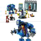 LEGO 76315 Marvel Super Heroes Iron Mans Labor: Halle der Rüstungen, Konstruktionsspielzeug 