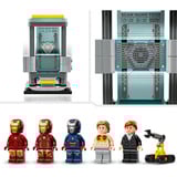 LEGO 76315 Marvel Super Heroes Iron Mans Labor: Halle der Rüstungen, Konstruktionsspielzeug 