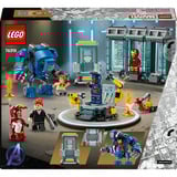 LEGO 76315 Marvel Super Heroes Iron Mans Labor: Halle der Rüstungen, Konstruktionsspielzeug 