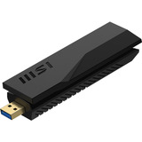 MSI BE6500 WiFi 7 USB Adapter, WLAN-Adapter schwarz