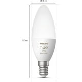 Philips HUE White & Color E14, LED-Lampe Doppelpack, ersetzt 25 Watt