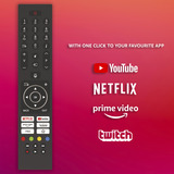 Telefunken D40F751X7CW, LED-Fernseher 102 cm (40 Zoll), schwarz, FullHD, Tripple-Tuner, TiVo-Betriebssystem