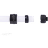 Alphacool Eiszapfen PRO 13mm HardTube Fitting G1/4 - Deep Black, Verbindung schwarz, 6er Set