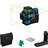 Bosch Professional Akku-Linienlaser GLL 12V-100-33 CG Professional blau/schwarz, grüne Laserlinien, inkl. Universalhalter LB 10
