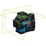 Bosch Professional Akku-Linienlaser GLL 12V-100-33 CG Professional blau/schwarz, grüne Laserlinien, inkl. Universalhalter LB 10