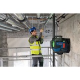 Bosch Professional Akku-Linienlaser GLL 12V-100-33 CG Professional blau/schwarz, grüne Laserlinien, inkl. Universalhalter LB 10
