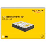 DeLOCK 3.5″ Wechselrahmen für 1x 2.5″ SATA HDD/SSD, Einbaurahmen 