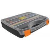 DeLOCK Schrumpfschlauch-Sortimentskoffer 590-teilig mehrfarbig, Schlauchlänge 100mm / 50mm