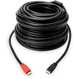 Digitus HDMI High Speed Anschlusskabel mit Ethernet und Signalverstärker schwarz, 20 Meter, aktiv